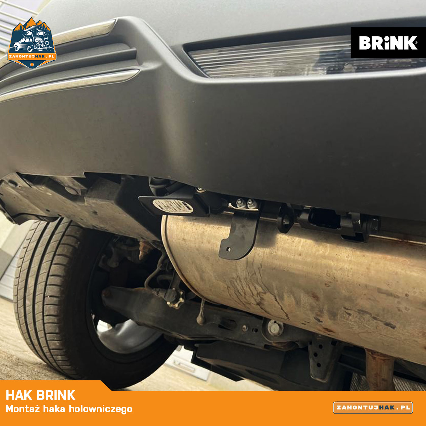 montaż haka toyota C-HR